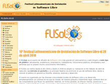 Tablet Screenshot of flisol.info